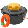 Zeqeey M10 x 1,25 filettatura sinistra universale di ricambio per decespugliatore testa con 15 m 2,4 mm Strimmer String Cord