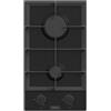Kernau KGH 3212 CI Matt Black, Piano cottura a gas, Black