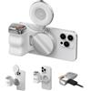 TELESIN Fun Shot Impugnatura + C03 Luce Magnetica Selfie (Argento) Set