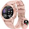 Motsfit Orologio Smartwatch Donna Fitness: 1.42 Smart Watch con Effettua Risposta Chiamate Pressione Cardiofrequenzimetro 100+ modalità Sportive Impermeabile IP68 Tracker Orologi Compatibilità iOS e Android