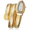 Generic OROLOGIO A FORMA DI SERPENTE AUTOMATICO IN ACCIAIO INOX PER DONNE (E)