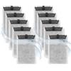 ROSYLEVE 10 Pezzi Adatti per Filtri Tetra Easycrystal 250 & Filterbox 300, Filtri di Ricambio per Reptofilter, Tetra Easycrystal Accessorio per Acquari Dotato di Carbone Attivo e Zeolite