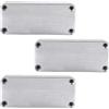 Mintice 3 pezzi Pro 1590G stile 100x50x25mm scatola di metallo stomp di alluminio custodia del caso pedale effetto chitarra