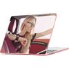 Cusduce Custodia rigida trasparente per MacBook Air 13.6 da 14 pollici, design Your Own A2681 M2 2022, custodia rigida trasparente con foto personalizzata, per MacBook Air 13.6, rosa cristallo 1 foto