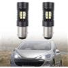 Nslumo P21/5W LED Drl Luce di marcia diurna Lampadine per Peug.eot 308 408 3008 5008 RCZ Per Citr.oen C4 II DS4 BAY15D 1157 Luce del giorno,Drl Luci di marcia diurna P21/5W Led Luce di parcheggio