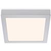 Briloner Leuchten - Lampada a LED a plafone, lampada da soffitto, plafoniera 16,5 watt, 1.600 lumen, 3.000 Kelvin, quadrata, cromo opaco, 225x225x32mm (LxPxA)