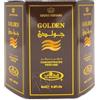 Kajal Golden Al-Rehab Olio Profumato Roll-On 6 x 6 ml - Misk Musk Olio Profumato Attar Alaaffan Amber Oud Arabo Senza Alcool per Donna Uomo Donna Orientale Fragrance con Kajal Sticker