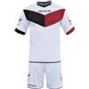 Givova Colour, Completo Calcio Unisex - Adulto, Multicolore (Nero/Rosso), M