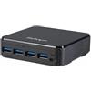 ‎ USB Hub Startech HBS304A24A Black 5 Gbit/s