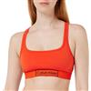 Calvin Klein Reggiseno a Bralette Donna Elasticizzato, Rosso (Fiesta), XS