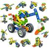 Wanonoo 12-in-1 Giochi Costruzioni per Bambini Regali 4 5 6 7 8 9+ Anni, 152 Pezzi STEM Kit di Blocchi da Costruzione per Bambini Giochi Bimbo 5 Anni Maschio, Educativi Giocattolo Giochi Creativi