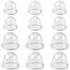 XIHIRCD 12pz Sostituzione Pompetta di Adescamento Carburatore Compatibili con WALBRO, 2 Dimensioni Pompe Adescamento per Carburatore Pompe Adescamento per Carburatore Accessori Pratici(Trasparenti)