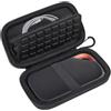 Lacdo Custodia Hard Disk Esterno per SanDisk Extreme Pro with USB4 Portable SSD 2TB 4TB USB-C External Solid State Drive EVA Borsa da Viaggio Protettiva Shockproof, Nero