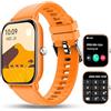 WalkerFit Smartwatch Uomo Donna: 2" Orologio Smartwatch Uomo con Schermo Grande con Chiamata Bluetooth, Smart Watch con Sonno/Cardiofrequenzimetro/Contapassi, Impermeabile Activity Fitness Tracker
