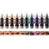 Beauty Searcher Set di pennelli per ombretto luccicante, design 2 in 1 con due punte e set di pennelli per ombretto e eyeliner multiuso cremosi, a lunga durata e colorati per look occhi versatili #10PCS