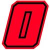 4R Quattroerre.it 13390 Numero Racing 0 Moto GP, Rosso Fluo, 10 x 10 cm