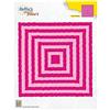Nellie's Choice Quadrato, 11 Fustelle Multi Cornice, 13.8 x 13.8 cm, per Creare Biglietti, Natale, Scrapbooking, Fai da Te, DIY, Rosa, 138x138mm