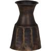 BigBuy Home Vaso dorato metallo 15 x 15 x 22 cm