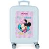 Disney Minnie Happy Helpers Trolley cabina Azzurro 37x55x20 cms Rigida ABS Chiusura a combinazione numerica 34L 2,6Kgs 4 doppie ruote Bagaglio a mano
