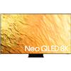 Samsung Smart Tv Samsung Neo QLED 8K Schermo da 75 Pollici QE75QN800B Wi-Fi Stainless Steel 2022