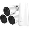 Ezviz BC1-B3 Kit 3 Telecamere Esterne Wireless a Batteria - Sicurezza Totale per la Tua Casa