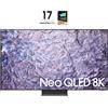 Samsung Series 8 TV QE85QN800CTXZT Neo QLED 8K Smart TV 85 Pollici Processore Neural Quantum 8K Dolby Atmos e OTS+ Titan Black 2023