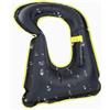 Constprog Gilet da immersione gonfiabile per uomini e donne e adulti, giubbotto di salvataggio regolabile (nero, L)