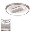 RobertAgor Driwei PLAFONIERA LED CON VENTILATORE 45W 500MM SENZA PALE LUCE CALDA FREDDA ET-31472
