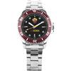 Lowell Orologio Uomo AS ROMA P-R7476UNR Bracciale Acciaio Nero OFFICIAL