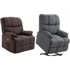 HOMCOM Poltrona Relax Elettrica Alzapersona Reclinabile 84x96x100cm