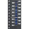 BGS 4119 | Modulo per carrelli portautensili 1/3: serie di bussole | profilo a T (per Torx) | 26 pz.