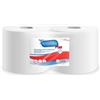 Lucart Bobine industriali Lucart Smart Plus in pura cellulosa 2 veli conf. 2 pzrotoli da 520 strappi bianco - 852694 - F07693