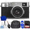 Fujifilm X100VI Fotocamera Digitale (Argento) 16821822 - 7PC Set Accessori
