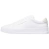 Tommy Hilfiger TH Court Lth Detail Ess Fm0fm05367, Sneaker Uomo, Nero, 46 EU