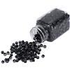 Qiilu 1000 Pezzi Bottiglia di Silicone Foderato di Micro Piume Capelli Estensione Anelli Anelli di Collegamento Perline Strumenti Micro Anello per Capelli Extension Capelli (Nero)