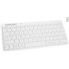 Bnnwa Tastiera Bluetooth senza fili, Bluetooth + 2.4G Dual Mode tastiera piccola portatile esterna senza fili tastiera per Android Tablet Phone iPad Pro Air Mini iPhone Windows Surface (bianco)