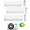 Midea Climatizzatore condizionatore serie EVOLUTION trial split 9+9+12 esterna M30G-21HFN8-Q gas R32 WiFi incluso classe A++ 9000+9000+12000 btu