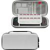 Generic Custodia da Viaggio per Switch 2, Borsa Portaoggetti in EVA per Cavo Dati, Scheda di Memoria e Caricabatterie, Custodia Rigida per Accessori della Console Switch 2 (Bianco)