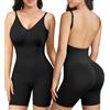 SHEKINI Body Donna Elegante Schiena Scoperta Bodysuit Estivo Shapewear Bodysuit Butt Lifter Guaina Contenitivo Modellante Boxer Shorts Senza Cuciture con Push-up Sedere Pantaloncini