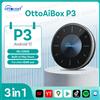 OTTOCAST P3 Android AI Box per Youtube Netflix Wireless CarPlay Android Auto TV Box per uscita HDMI Accessori auto Regalo per uomo