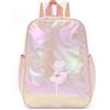 JISADER Zaino per danza classica Borsa per ballerina per ragazze Borsa portatile per danza classica con scomparto per scarpe per sport, ginnastica, viaggi, Rosa rossa stile B