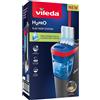 VILEDA - Sistema Lavapavimenti H2Pro Flat Mop - Separazione al 100% di acqua pulita e sporca