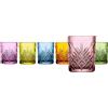 PASABAHCE - Bicchieri in vetro Timeless Soft Multicolor 34,5 cl - set 6 pezzi