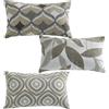 VESTIAMO CASA - Cuscino Jacquard Sfoderabile Beige 30x50 cm