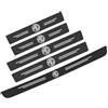 VELOMY 5 pezzi protezione del davanzale della portiera dell'auto per MG ZS 2017-2023.Accessori decorativi davanzale posteriore e paraurti posteriore