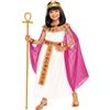 Morph Costume Cleopatra Bambina, Costume Egizio Halloween Bambina | Abito Rosa, Mantello, Collare & Copricapo, Regina Egizia, Perfetto per Halloween, Ideale per il Gioco di Ruolo