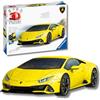 Ravensburger - Puzzle 3d Lamborghini Giallo | Puzzle 3d Per Adulti E Bambini A Partire Dagli 8 Anni | Modellismo Da Costruire Adulti Di 156 Pezzi | Regalo Bambino 8 Anni Maschio E Più