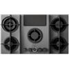Elica PRF0196343, Piano cottura a gas con cappa aspirante integrata NIKOLATESLA FLAME EVO GR/A/88, Grey