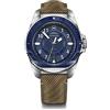 Victorinox Orologio Uomo Journey 1884 Ø 43 mm, Swiss Made, Carica Automatica, Impermeabile fino a 200 m, Vetro Zaffiro, Cinturino in Legno, Marrone