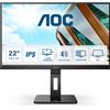 AOC P2 22P2Q Monitor IPS 21.5" Full HD 1920x1080 75Hz FreeSync Nero Business